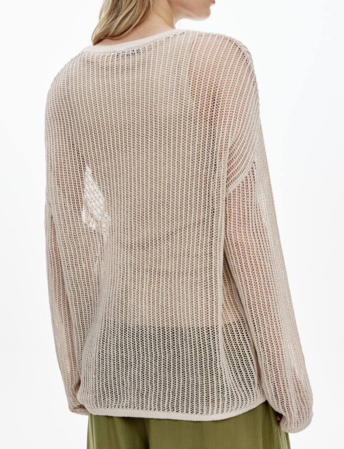 SL6805010606 Բլուզ երկարաթև գործվածք  Linen